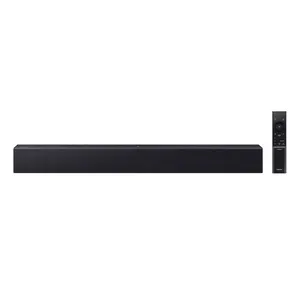 Soundbar Samsung HW-B400F, com 2.0 canais, Bluetooth, Subwoofer integrado e HDMI ARC Preto titânio