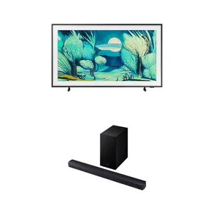 Samsung Vision AI TV 55" The Frame 4K LS03F + Soundbar Samsung HW-B450F Combo