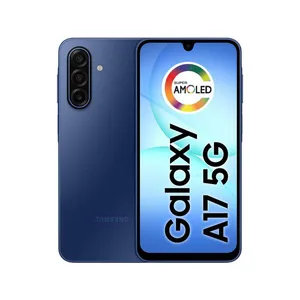 Celular Samsung Galaxy A17 5G com IA, 256GB, 8GB RAM, Câm de 50MP, Tela de 6.7", NFC, IP54 Azul