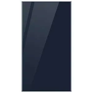 Painel superior Bespoke em vidro Acabamento brilhante Marinho