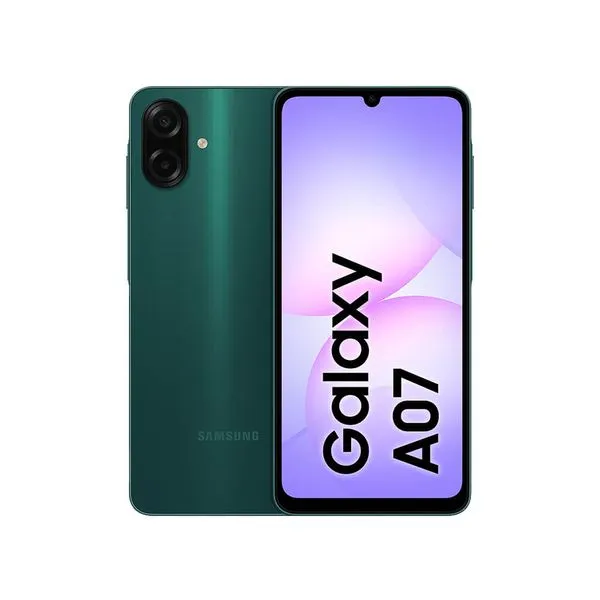 Celular Samsung Galaxy A07 256GB, 8GB, Câmera 50MP, Tela 6.7", Proteção IP54, Processador 6nm Verde