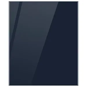 Painel inferior Bespoke em vidro Acabamento brilhante Marinho