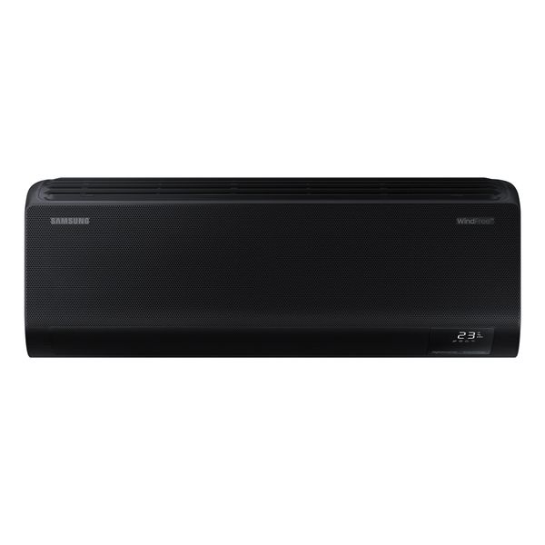 Ar-condicionado Split Inverter Samsung WindFree Black Edition Sem Vento 12.000 BTUs Quente e Frio AR12CSECABTNAZ 220V Kit