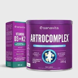 Combo Articulação & Ossos Artrocomplex | Vitamina D3+K2
