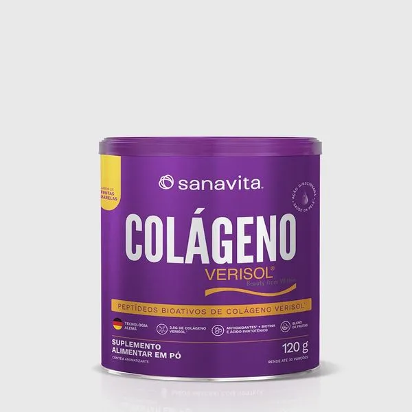 Colágeno Verisol ® Lata Frutas Amarelas. 120g | 30 doses