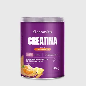 Creatina Com Sabor Tangerina Splash. 150G | 38 Doses