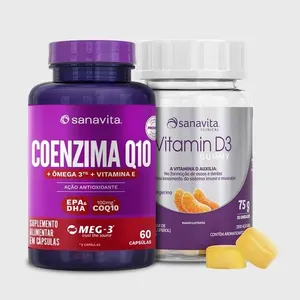 Combo Vitamina D3 Gummy + Coenzima Q10 Vitamina D3 Gummy + Coenzima Q10