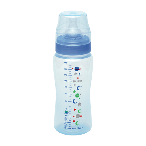 Kuka Mamadeira Premium Color Azul 330Ml 1741 D