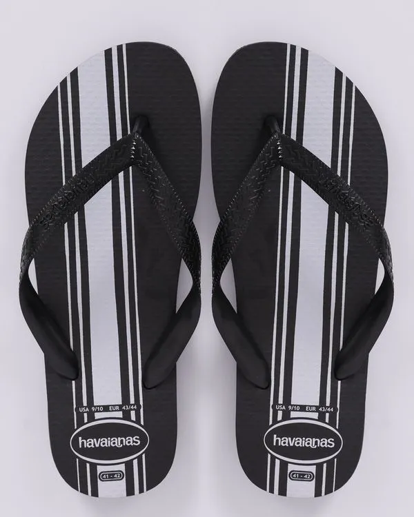 Chinelo Havaianas Masculino Color Essential Preto 39/40