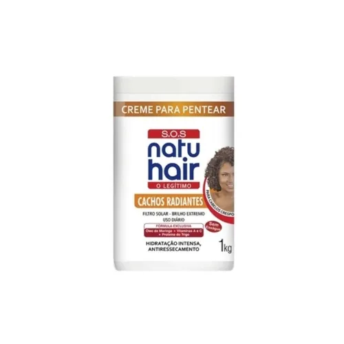 Natuhair Cr Pentear Cachos Radiantes 1Kg