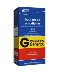 Anlodipino 5Mg 30Cpr Teuto