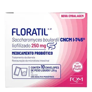 Probiótico Floratil AT 250mg FQM 10 Sachês