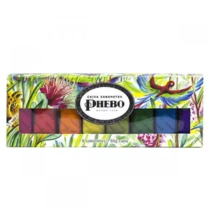 Kit Sabonete Phebo Amazônia com 8 Unidades 90g