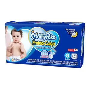 Fralda MamyPoko Calça Super Seca Jumbo Tamanho G c/30 Unidades