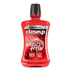 Antisséptico Bucal Close Up Red Hot Proteção 360 Graus Fresh 250ml