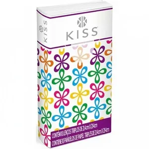 Lenço de Bolso Kiss Santher 4 Unidades KISS LENCOS DE BOLSO