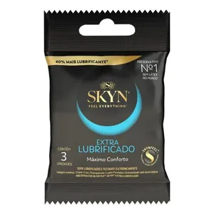 Preservativo Blowtex Skyn Extra Lubrificado 3 Unidades