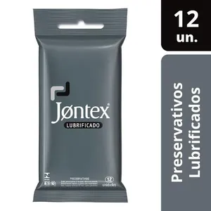 Preservativo Jontex Lubrificado 12 Unidades