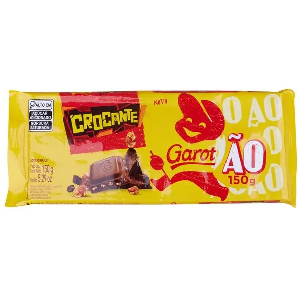 Tablete de Chocolate Crocante Garoto 150g