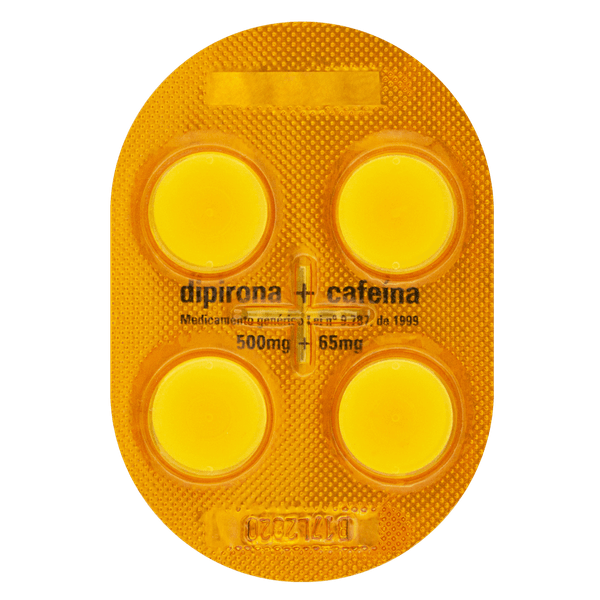 Dipirona + Cafeina 500/65Mg 4 Cprs - Neo (G)