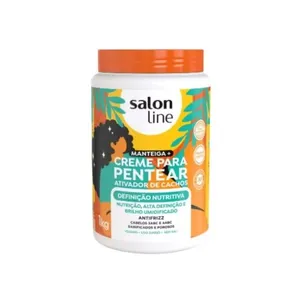 Creme de Pentear Salon Line Manteiga Ativador de Cachos 1Kg