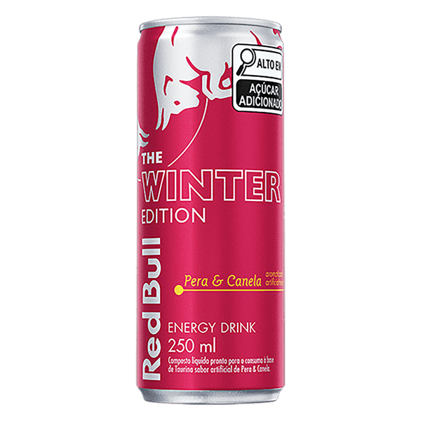 Energético Pera & Canela Red Bull The Winter Edition - 250ml Energético Pera & Canela Red Bull Lata 250ml The Winter Edition