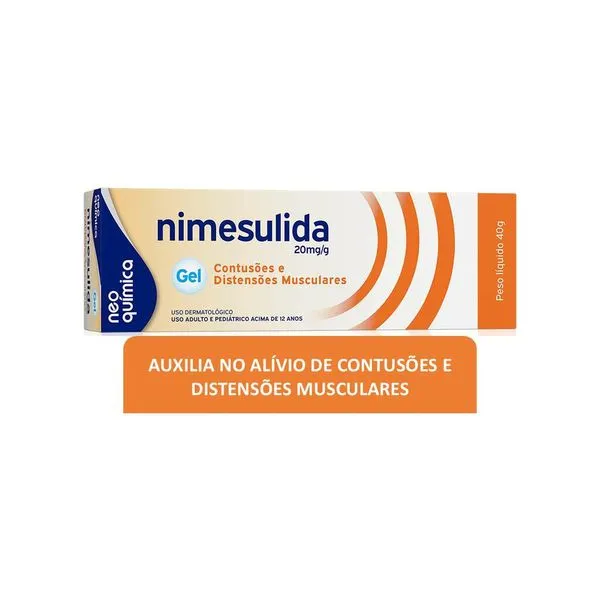 Nimesulida 20mg/g Gel Genérico Neo Química 40g