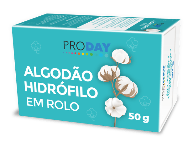 Algodao Proday Hidrofilo Rolo 50G
