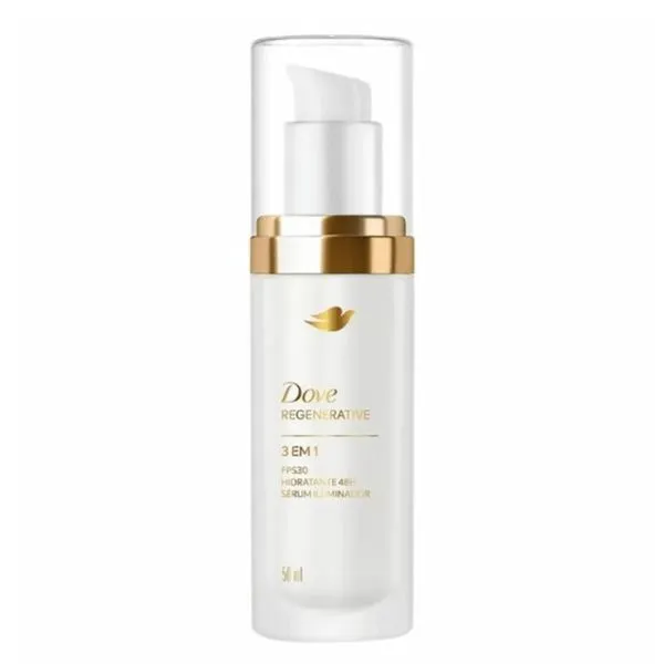 Sérum Facial Dove Regenerative 3 em 1 FPS 30 50ml Serum Facial Dove 3Em1 Fps30 Regenerative 50Ml