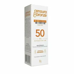 Protetor Solar Facial Cenoura&Bronze FPS 50 50g