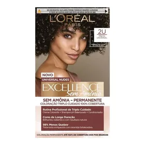 Tinta de Cabelo L' Oréal Paris Imédia Excellence Sem Amônia 2U Preto Universal