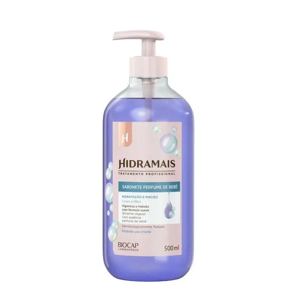 Sabonete Líquido Hidramais Perfume De Bebê 500ml