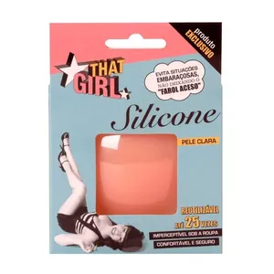 PROTETOR SEIOS THAT GIRL SILICONE PELE CLARA