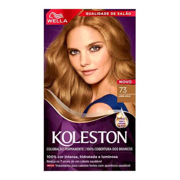 Tinta de Cabelo Wella Koleston 73 Louro Avelã