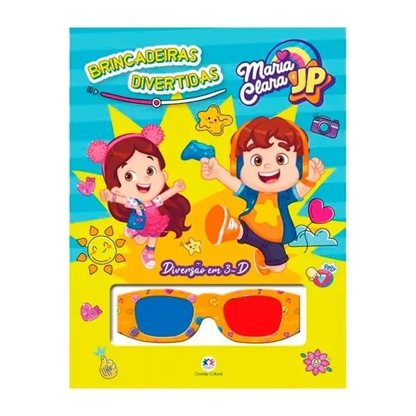 Maria Clara e JP Livro Brincadeiras Divertidas Diversão em 3D Ciranda Cultural