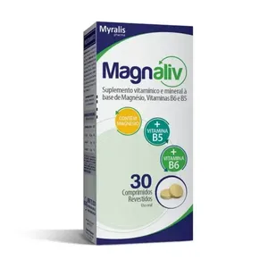 Magnaliv 130mg + 2,5mg + 1mg 30 Comprimidos Revestidos