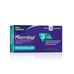Analgésico Miorrelax 300mg 20 Comprimidos