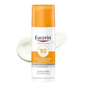 Protetor Solar Facial Eucerin FPS 50 Sun Anti-Idade 50ml Fluido