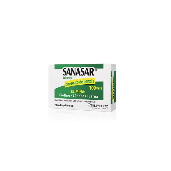 Sanasar 100mg/g Sabonete 80g