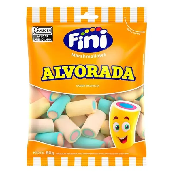 BALAS FINI MARSHMALLOW ALVORADA 80G