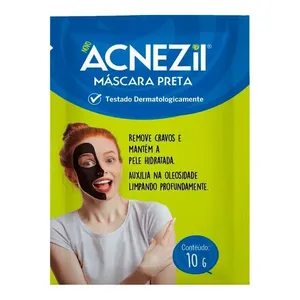 Máscara Facial Acnezil Cravos Preta 8g