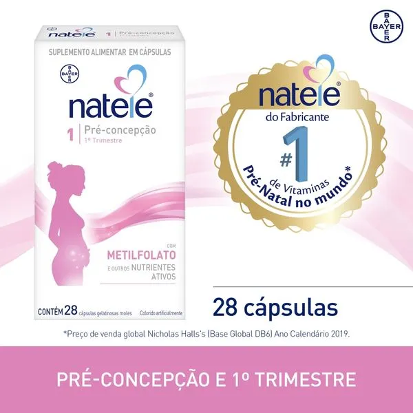 Natele Pré-Concepção 28 Cápsulas Gelatinosas Moles