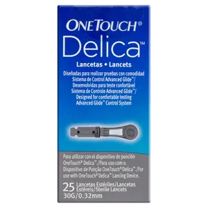 ONE TOUCH DELICA 25 LANCETAS