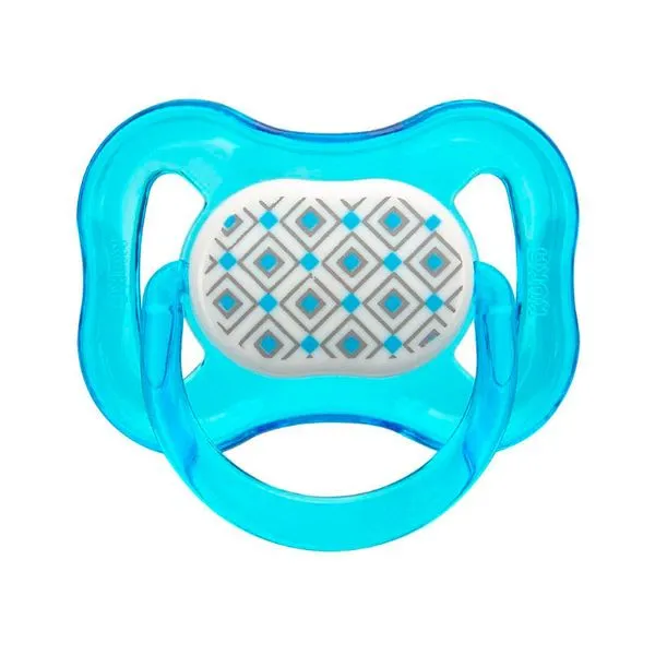 Chupeta Kuka Color Universal 0-6 Meses Cor Azul 1 Unidade