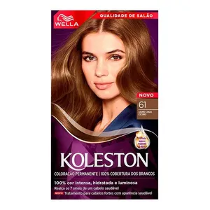 Tinta de Cabelo Wella Koleston 61 Louro Cinza Escuro