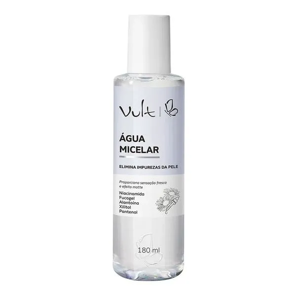 Água Micelar Facial Vult 180ml