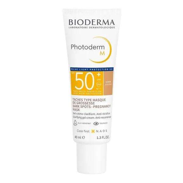 Protetor Solar Facial Bioderma FPS 50+ Photoderm M Cor 3.0 Ação Clareadora 40ml