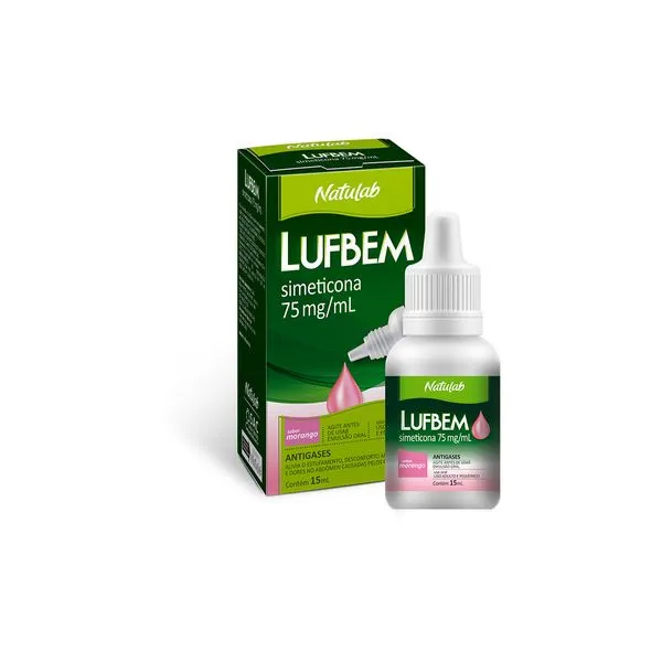 Lufbem 75mg/ml Sabor Morango Emulsão Oral Gotas 15ml
