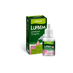 Lufbem 75mg/ml Sabor Morango Emulsão Oral Gotas 15ml