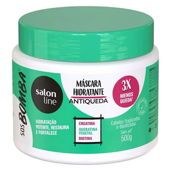 Máscara Capilar Salon Line SOS Bomba Antiqueda 500g